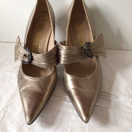 Rombah wallace gold mary jane - gold,